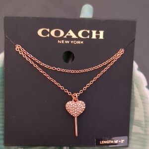 Coach Gold Necklace